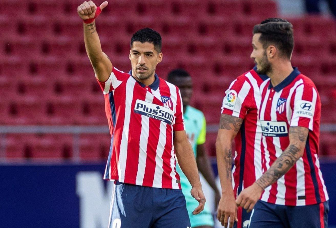 debut sonado de suarez en el atletico madrid dos goles y una asistencia en 20 minutos el territorio misiones